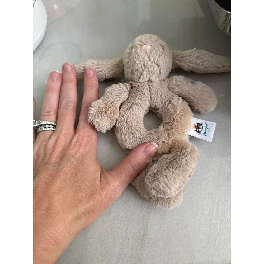 Jellycat jelly cats stuffed animal‎ bashful bunny rattle lovey Easter basket
